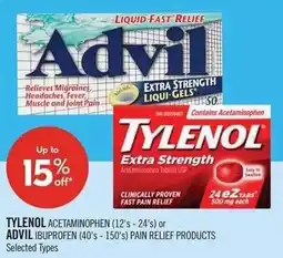 Shoppers Drug Mart Tylenol or Advil offer