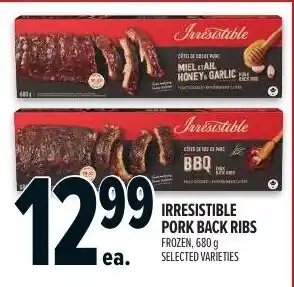 Metro Irresistible pork back ribs offer