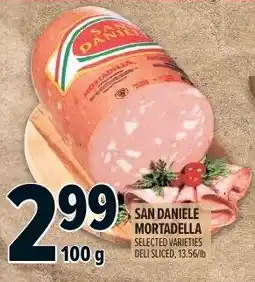 Metro San daniele mortadella offer