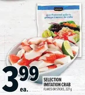 Metro Selection imitation crab offer