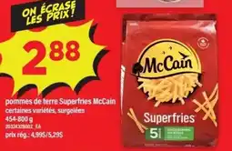 Maxi Mccain pommes de terre superfries certaines variétés offer