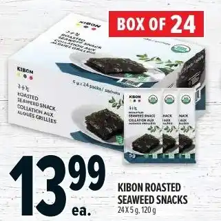 Metro Kibon roasted seaweed snacks offer