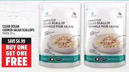 Metro Clear ocean cooked salad scallops offer