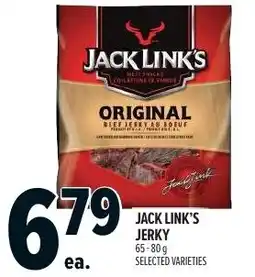 Metro Jack link's jerky offer