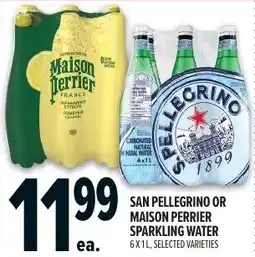 Metro San pellegrino or maison perrier sparkling water offer