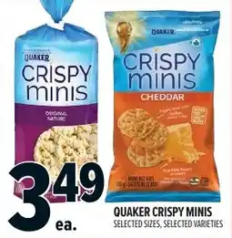 Metro Quaker crispy minis offer