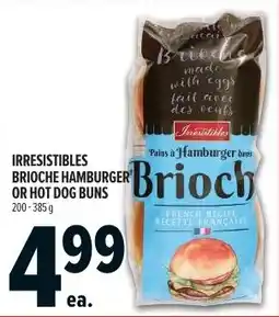 Metro Irresistibles brioche hamburger or hot dog buns offer