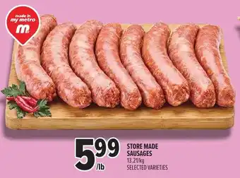 Metro Store made sausages offer