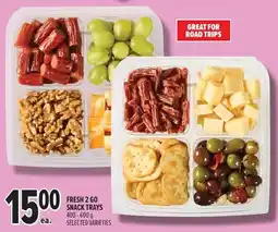 Metro Fresh 2 go snack trays offer