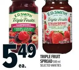 Metro Triple fruit spread offer