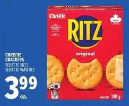 Metro Christie crackers offer