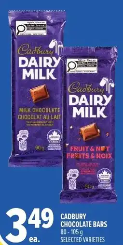 Metro Cadbury chocolate bars offer