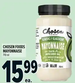 Metro Chosen foods mayonnaise offer
