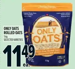 Metro Only oats rolled oats offer