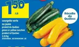 Maxi Courgette verte ou jaune offer