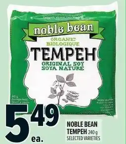 Metro Noble bean tempeh offer