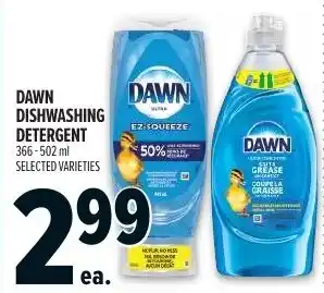 Metro Dawn dishwashing detergent offer