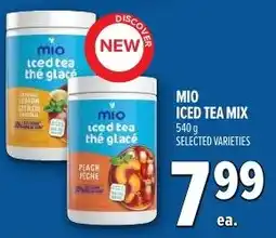 Metro Mio iced tea mix offer