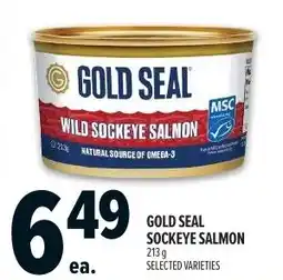 Metro Gold seal sockeye salmon offer