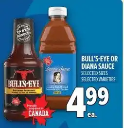 Metro Bull's-eye or Diana sauce offer