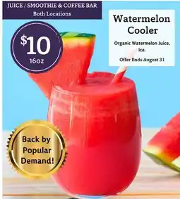 The Big Carrot Watermelon Cooler offer