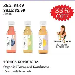 The Big Carrot TONICA KOMBUCHA offer