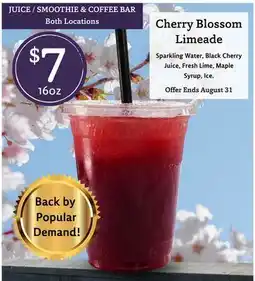 The Big Carrot Cherry Blossom Limeade offer