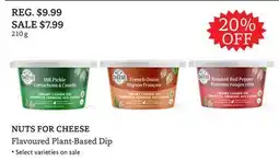 The Big Carrot NUTS FOR CHEESE Flavoured Plant-Based Dip offer