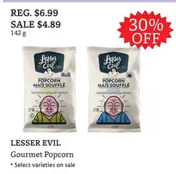 The Big Carrot LESSER EVIL Gourmet Popcorn offer