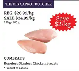 The Big Carrot CUMBRAE'S Boneless Skinless Chicken Breasts offer