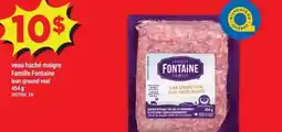 Maxi Famille Fontaine Veau haché maigre lean ground veal offer