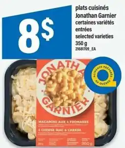Maxi Jonathan Garnier plats cuisinés offer