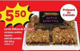 Maxi Carrés délices du marché mc certaines variétés squares offer