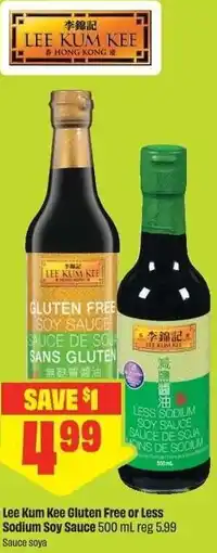 Chalo FreshCo Lee Kum Kee Gluten Free or Less Sodium Soy Sauce offer