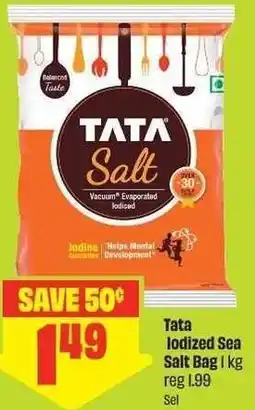 Chalo FreshCo Tata lodized Sea Salt Bag offer