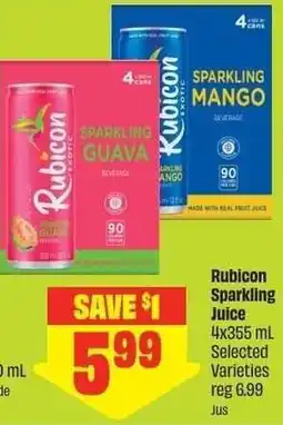 Chalo FreshCo Rubicon Sparkling Juice offer
