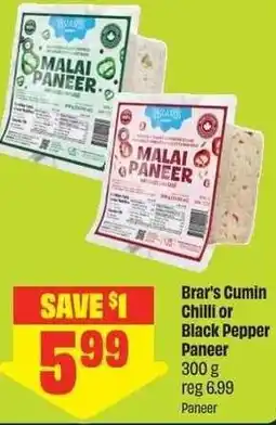 Chalo FreshCo Brar's Cumin Chilli or Black Pepper Paneer offer