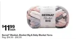 Michaels Bernat Blanket, Blanket Big & Baby Blanket Yarns offer