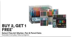 Michaels Select Fine Art Marker, Pen & Pencil Sets offer