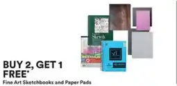 Michaels Fine Art Sketchbooks and Paper Pads offer