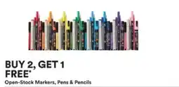 Michaels Open-Stock Markers, Pens & Pencils offer