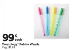 Michaels Creatology Bubble Wands offer