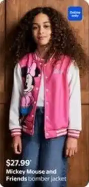 Walmart Mickey Mouse and Friends bomber jacket offer