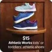 Walmart Athletic Works kids' or toddlers' athletic shoes offer