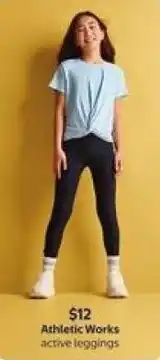 Walmart Athletic Works active leggings offer