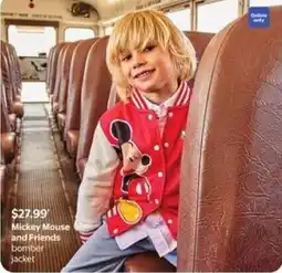 Walmart Mickey Mouse and Friends bomber jacket offer