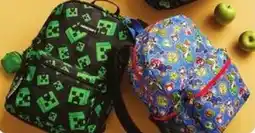 Walmart Minecraft or Mario licensed backpack offer