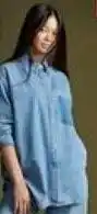 Walmart Women's relaxed fit denim shirt offer