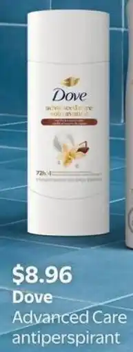 Walmart Dove Advanced Care antiperspirant offer