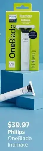 Walmart Philips OneBlade Intimate offer
